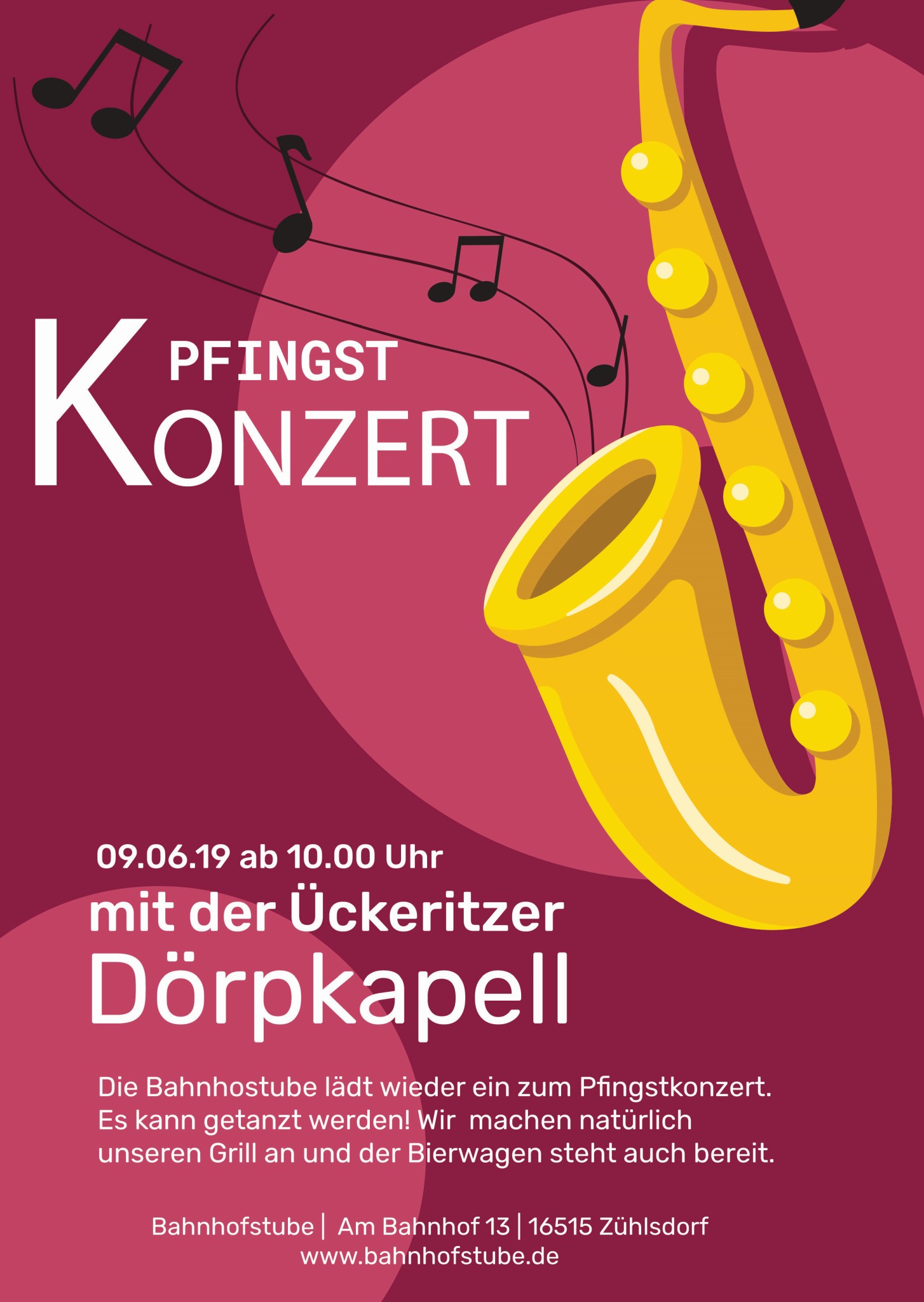 Pfingstkonzert in der Bahnhofstube